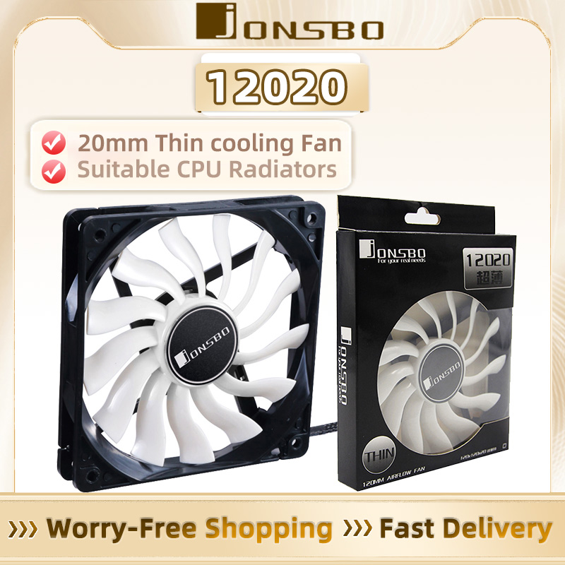 Pc Gaming Jonsbo - JONSBO 12020 120mm DC 12V 3Pin/4Pin