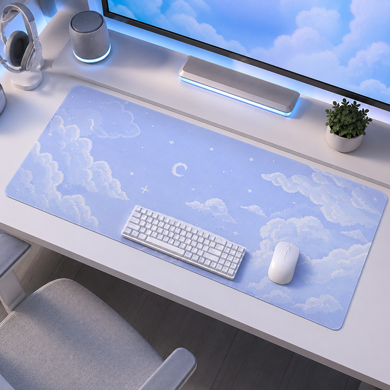 Pc Gaming Cloud - لوحة ماوس بلو مون كلاود سكاي