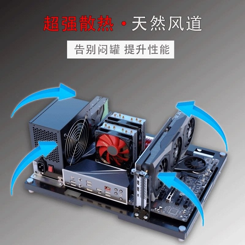 Pc Gaming Test - منصة اختبار الكمبيوتر ذات الهيكل المفتوح،