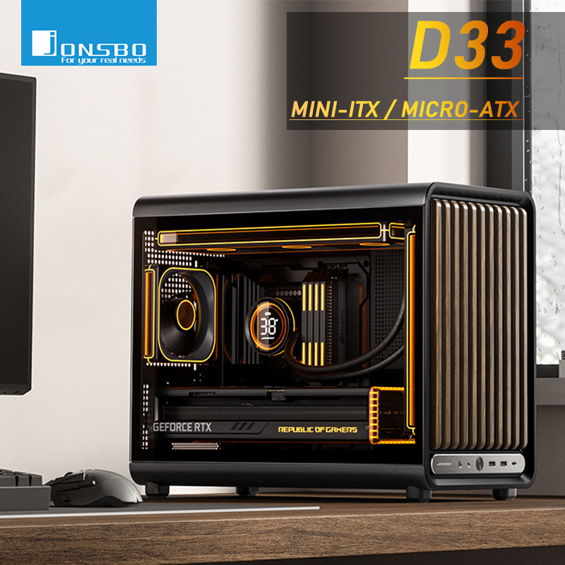 Pc Gaming Jonsbo - هيكل كمبيوتر مكتبي Jonsbo D33 MATX