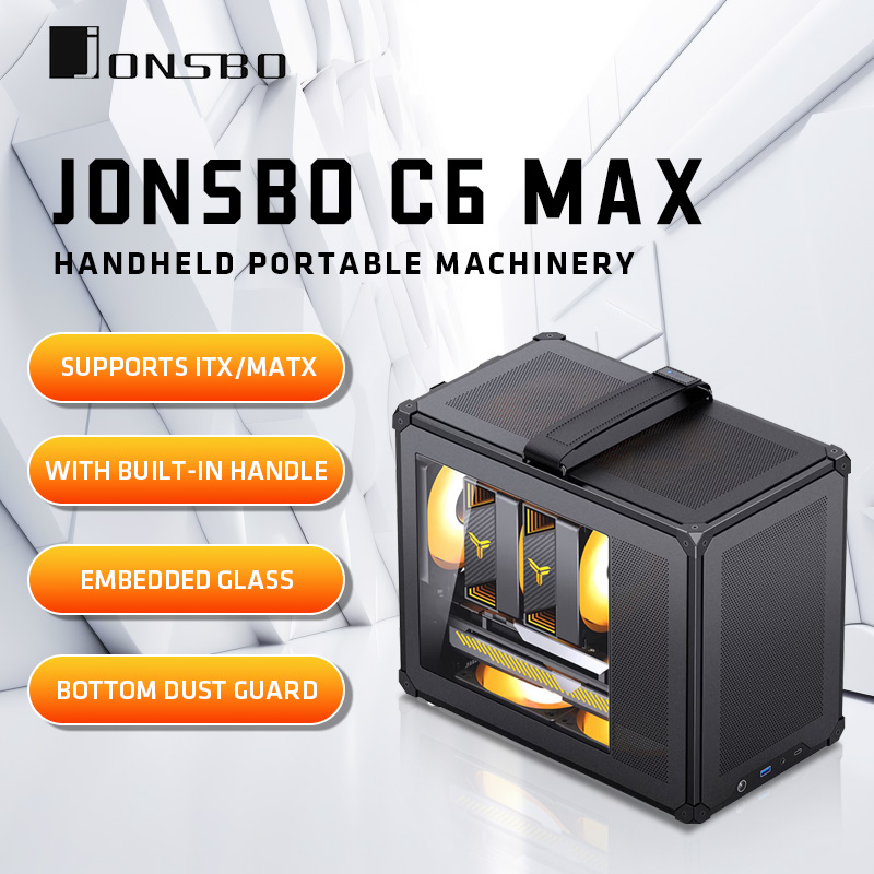Pc Gaming Jonsbo - حافظة MATX بمقبض شبكي من JONSBO