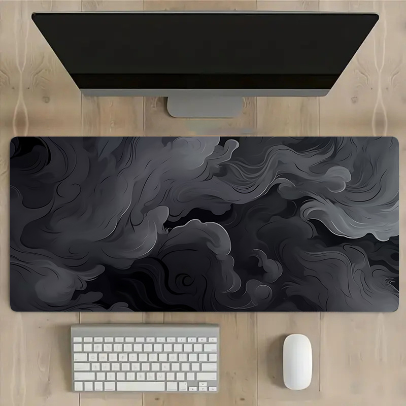Pc Gaming Cloud - سجادة مكتب كبيرة الحجم بتصميم سحابة