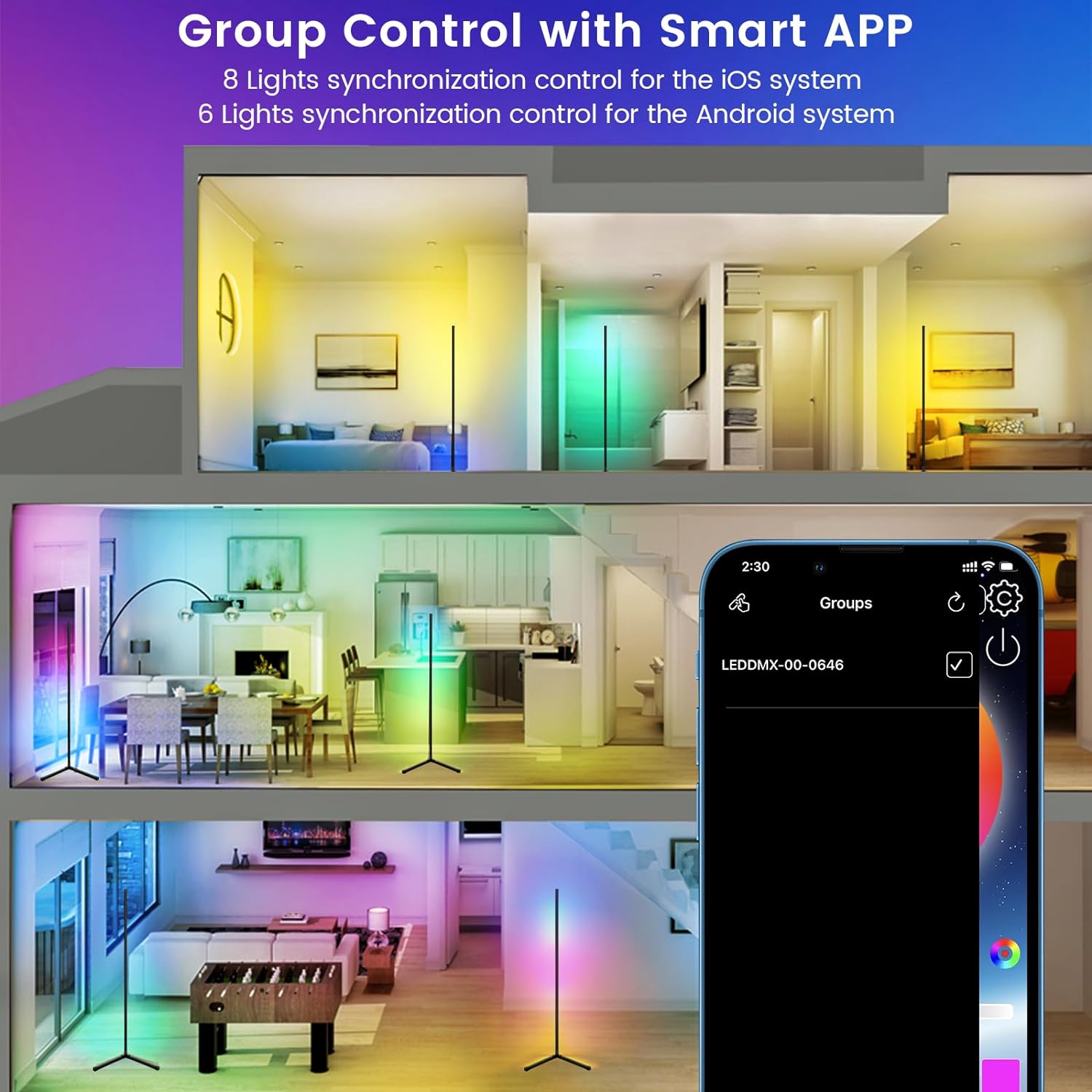 مصباح أرضي للزوايا بإضاءة RGB  - مراجعة Gaming Controller وسعره