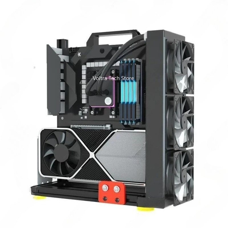 إطار كمبيوتر مفتوح، حامل لوحة  - مراجعة Pc Gaming Test وسعره