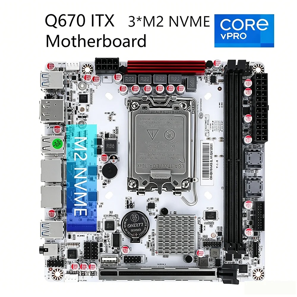 لوحة أم Q670 ITX NAS، متوافقة  - مراجعة Pc Gaming I7 14Th Gen وسعره