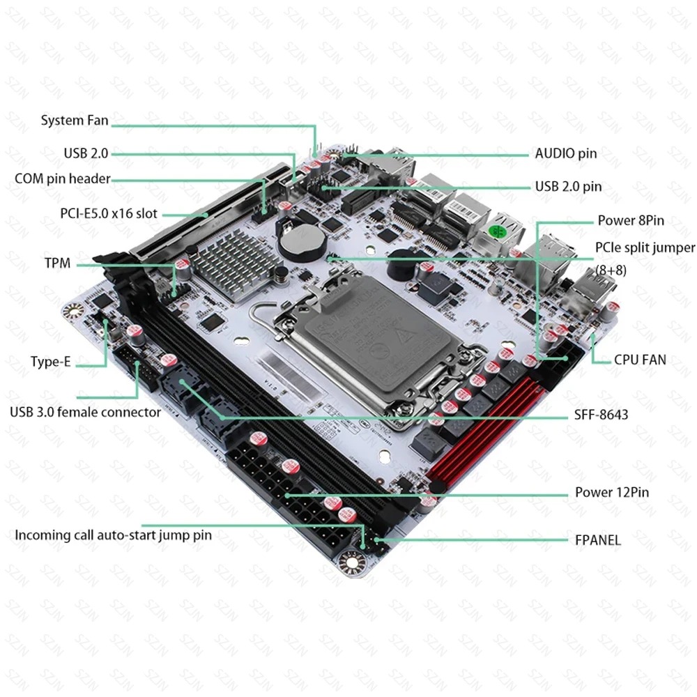لوحة أم Q670 ITX NAS، متوافقة  - مراجعة Pc Gaming I7 14Th Gen وسعره