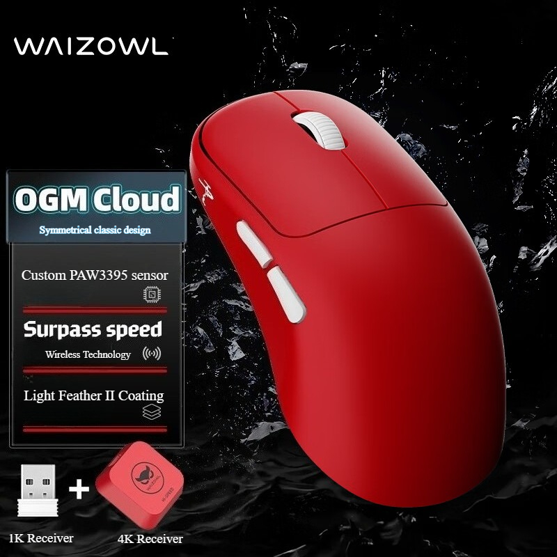 Waizowl OGM Cloud ماوس ألعاب ل - مراجعة Pc Gaming Cloud وسعره