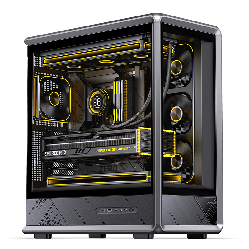 جونسبو D401 ATX حافظة كمبيوتر  - مراجعة Pc Gaming Jonsbo وسعره