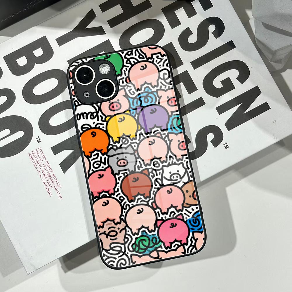 غطاء هاتف بتصميم خنزير لطيف من - مراجعة Pc Case Tempered Glass وسعره