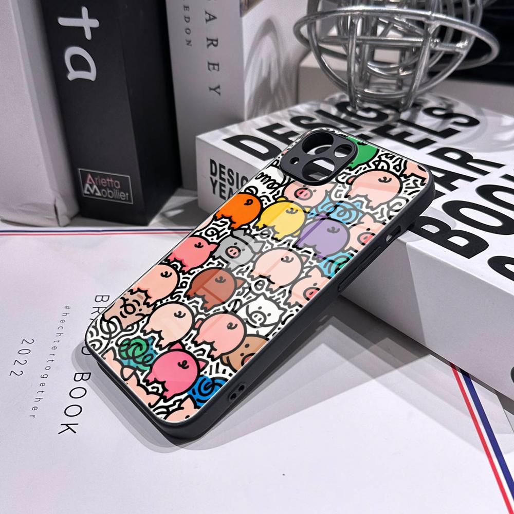 غطاء هاتف بتصميم خنزير لطيف من - مراجعة Pc Case Tempered Glass وسعره