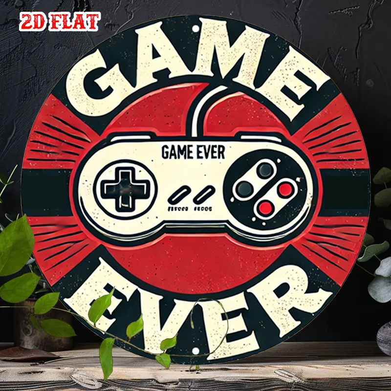 لافتة معدنية مستديرة بتصميم ري - مراجعة Gaming Controller وسعره
