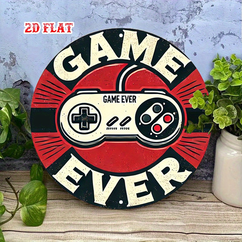 لافتة معدنية مستديرة بتصميم ري - مراجعة Gaming Controller وسعره