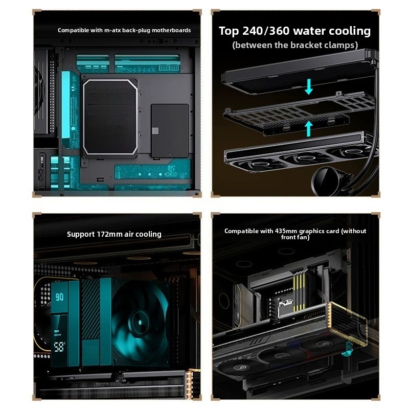 هيكل كمبيوتر ألعاب مكتبي JONSB - مراجعة Pc Gaming Jonsbo وسعره