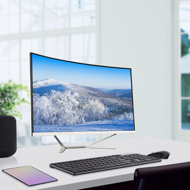 جهاز كمبيوتر بشاشة منحنية بشاش - مراجعة Pc Gaming All In One وسعره