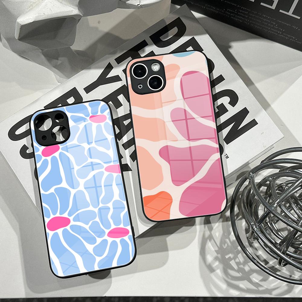 جراب هاتف Clmj بتصميم زهور ملو - مراجعة Pc Case Tempered Glass وسعره