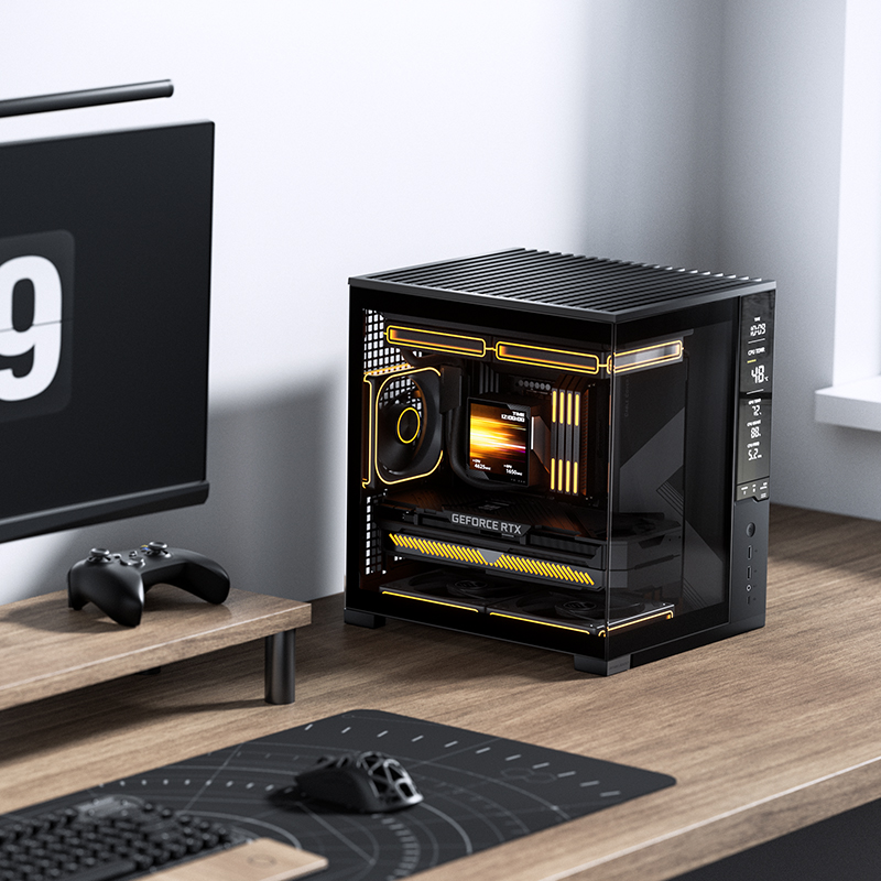 علبة كمبيوتر مكتبي Jonsbo D34  - مراجعة Pc Gaming Jonsbo وسعره