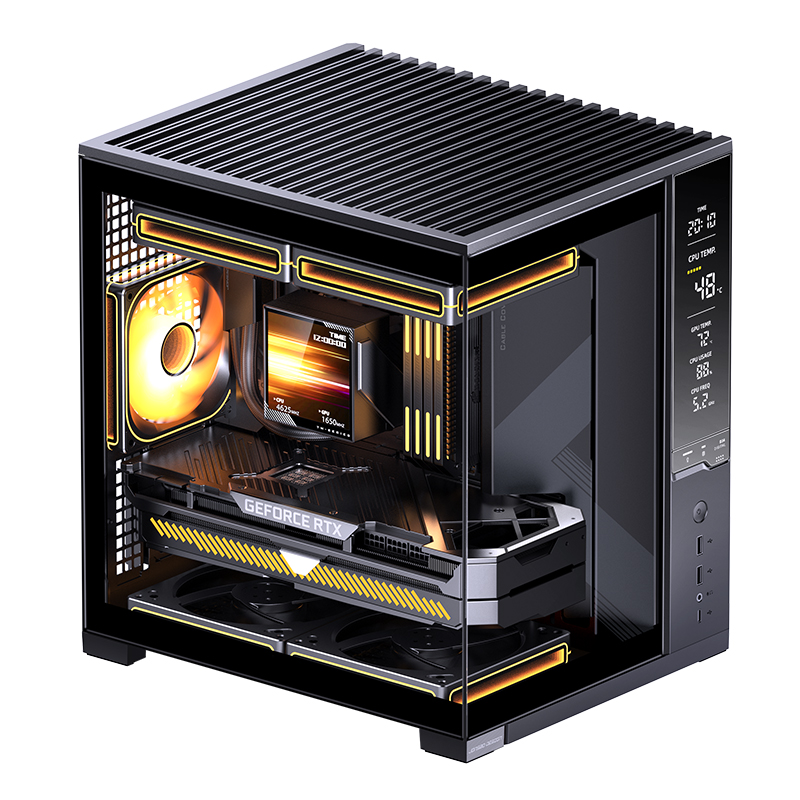 علبة كمبيوتر مكتبي Jonsbo D34  - مراجعة Pc Gaming Jonsbo وسعره