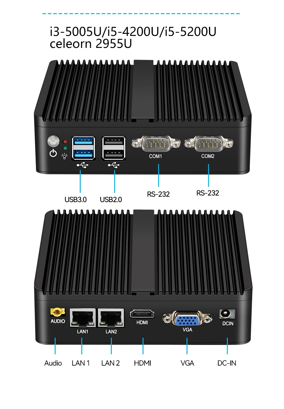 كمبيوتر صغير XCY Intel Celeron - مراجعة Intel Cpu Core I5 وسعره