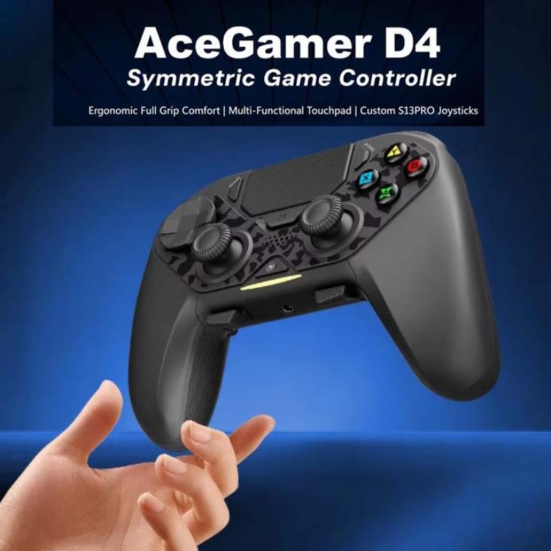 وحدة تحكم لاسلكية AceGamer D4  - مراجعة Pc Gaming Xbox وسعره
