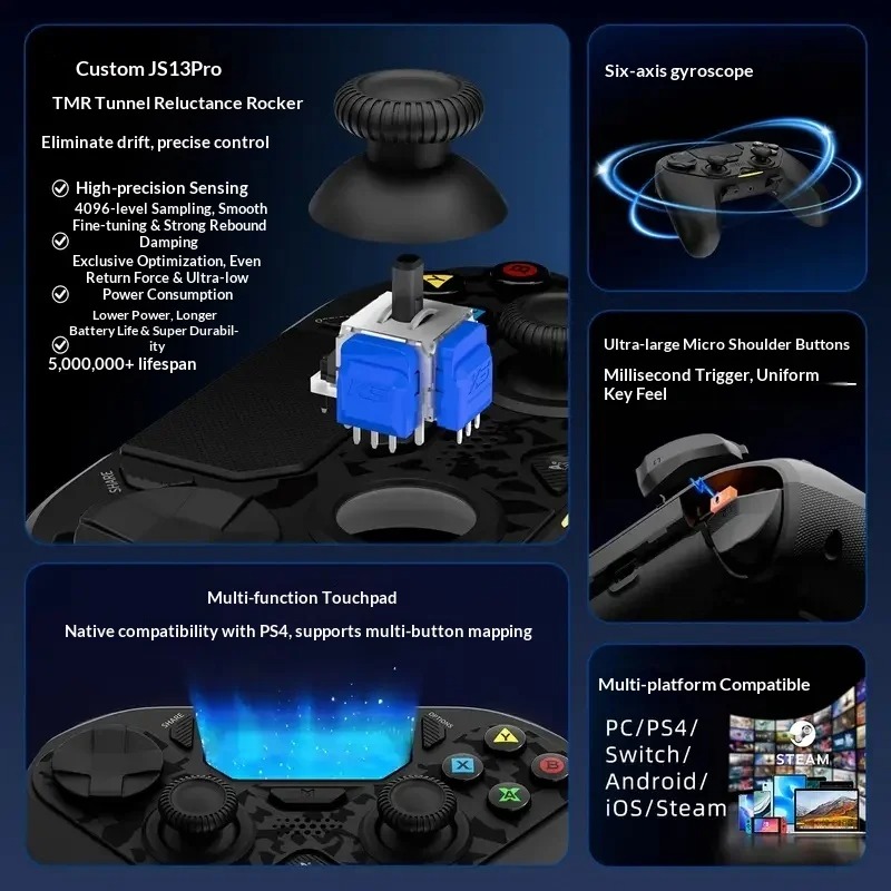 وحدة تحكم لاسلكية AceGamer D4  - مراجعة Pc Gaming Xbox وسعره