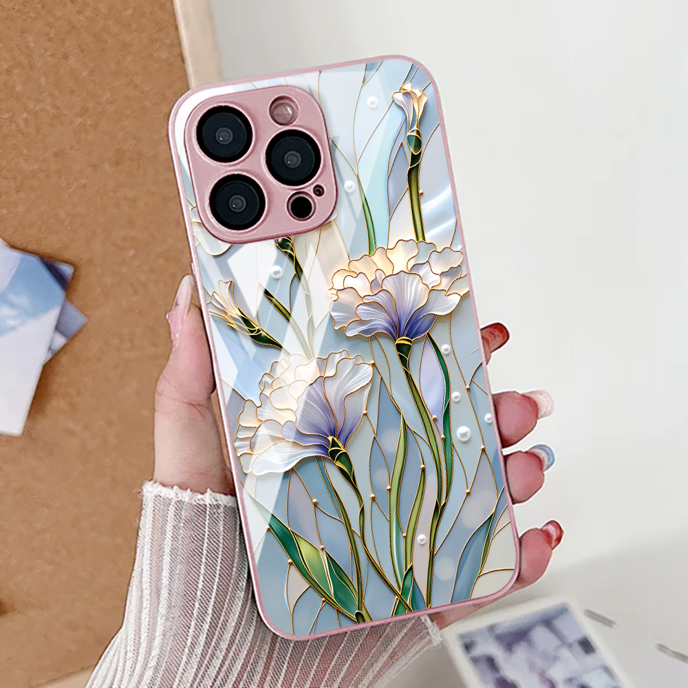 لوتس زهرة جراب هاتف آيفون 16 ب - مراجعة Pc Case Tempered Glass وسعره
